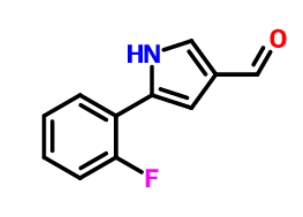 881674-56-2  5-(2-氟苯基)-1H-吡咯-3-甲醛   5-(2-Fluorophenyl)-1H-pyrrole-3-carbaldehyde  含氟医药中间体