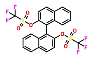 128575-34-8   1,1′-二-2-萘酚双(三氟甲磺酸酯)  1,1′-Bi-2-naphthol bis(trifluoromethanesulfonate)  含氟砌块