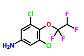 104147-32-2  3,5-二氯-4-(1,1,2,2-四氟乙氧基)苯胺 3,5-Dichloro-4-(1,1,2,2-tetrafluoroethoxy)aniline