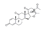 CAS:1868-22-0	(16alpha)-9-氟-16,17,21-三羟基-孕甾-1,4-二烯-3,11,20-三酮16,21-二乙酸酯