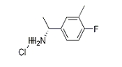 CAS:1213096-70-8	(1R)-1-(4-氟-3-甲基苯基)乙胺盐酸盐