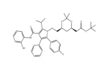 CAS:265989-40-0	(6-{2-[2-(4-氟-苯基)-4-(2-羟基-苯基氨基甲酰)-5-异丙基-3-苯基-吡咯-1-基]-乙基}-2,2-二甲基-[1,3]-二噁烷-4-基)-乙酸叔丁酯