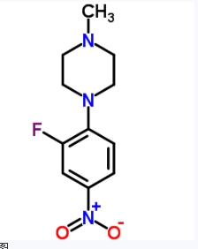 CAS:221198-29-4	1-(2-氟-4-硝基苯基)-4-甲基哌嗪	1-(2-Fluoro-4-Nitrophenyl)-4-Methylpiperazine