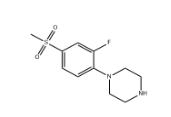 CAS:845616-10-6	1-[2-氟-4-(甲基磺酰基)苯基]哌嗪	1-(2-Fluoro-4-Methylsulfonylphenyl)Piperazine