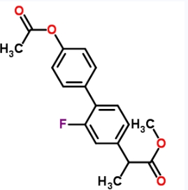 CAS:215175-84-1	2-(4-乙酰氧基-2-氟-联苯-4-基)-丙酸甲酯	Methyl 2-[4-(4-Acetyloxyphenyl)-3-Fluorophenyl]Propanoate
