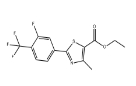 CAS:317319-21-4 2-[3-氟-(三氟甲基)苯基]-4-甲基-噻唑-5-羧酸乙酯 Ethyl 2-[3-Fluoro-(Trifluoromethyl)Phenyl]-4-Methyl-Thiazole-5-Carboxylate