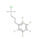 157499-19-9  氯二甲基[3-(2,3,4,5,6-五氟苯基)丙基]硅烷   Benzene,1-[3-(chlorodimethylsilyl)propyl]-2,3,4,5,6-pentafluoro-