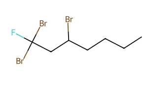 202526-04-3  1,1,3-三溴-1-氟庚烷  1,1,3-Tribromo-1-fluoroheptane