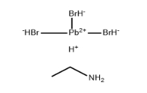 17251-33-1	 乙胺铅溴：CH3CH2NH3PbBr3 (EAPbBr3)          钙钛矿材料