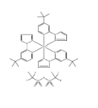 1447938-61-5  三[4-叔丁基-2-(1H-吡唑-1- 基)吡啶]钴（III）三(1,1,1-三 氟-N-[(三氟甲基)磺酰基]甲 烷磺酰胺盐) 	