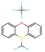 3028056-12-1  二氟甲基苯氧乙烷四氟硼酸盐   difluoromethyl phenoxathiinium tetrafluoroborate