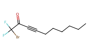 2095788-84-2  1-Bromo-1,1-difluoro-3-decyn-2-one   含氟砌块