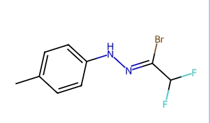 2757400-22-7  2,2-Difluoro-N-(4-methylphenyl)ethanehydrazonoyl bromide 含氟砌块
