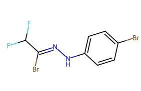 2757400-25-0  N-(4-溴苯基)-2,2-二氟乙酰肼基溴代酸酯  N-(4-Bromophenyl)-2,2-difluoroethanehydrazonoyl bromide  