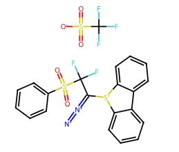 5-(1-重氮-2,2-二氟-2-(苯磺酰基)乙基)-5H-二苯并[b,d]噻吩-5-亚氨基三氟甲烷磺酸盐  含氟砌块