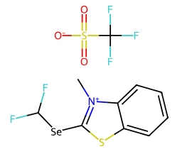 2450350-43-1  2-(Difluoromethylselanyl)-3-methyl-1,3-benzothiazol-3-ium;trifluoromethanesulfonate