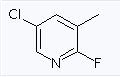 CAS:375368-84-6	2-氟-3-甲基-5-氯吡啶	5-Chloro-2-Fluoro-3-Methylpyridine