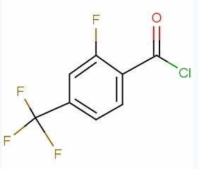 CAS:126917-10-0	2-氟-4-(三氟甲基)苯甲酰氯	2-Fluoro-4-(Trifluoromethyl)Benzoyl Chloride