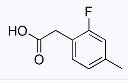 CAS:518070-28-5	2-氟-4-甲基苯醋酸	2-Fluoro-4-Methylphenylacetic Acid