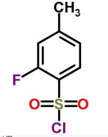 CAS:518070-29-6	2-氟-4-甲基苯磺酰氯	2-Fluoro-4-Methylbenzene-1-Sulfonyl Chloride