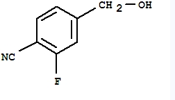 CAS:222978-02-1	2-氟-4-羟基甲基苯甲腈	2-Fluoro-4-(Hydroxymethyl)Benzenecarbonitrile