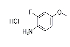 CAS:874959-93-0	2-氟-4-甲氧基苯胺盐酸盐	2-Fluoro-4-Methoxyaniline,Hydrochloride