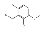 CAS:886499-54-3	2-氯-6-氟-3-甲氧苄基溴	2-(Bromomethyl)-3-Chloro-1-Fluoro-4-Methoxybenzene