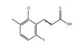 CAS:261762-89-4	2-氯-6-氟-3-甲基肉桂酸	2-Chloro-6-Fluoro-3-Methylcinnamic Acid