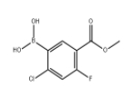 CAS:957066-03-4	2-氯-4-氟-5-(甲氧基羰基)苯硼酸	(2-Chloro-4-Fluoro-5-(Methoxycarbonyl)Phenyl)Boronic Acid