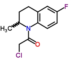 CAS:544692-44-6	2-氯-1-(6-氟-2-甲基-3,4-二氢-2H-喹啉-1-基)-乙酮