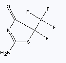 CAS:13973-15-4	2-氨基-5-氟-5-三氟甲基-4,5-二氢-1,3-噻唑-4-酮	2-Amino-5-Fluoro-5-(Trifluoromethyl)-1,3-Thiazol-4-One
