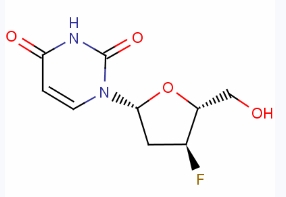 CAS:41107-56-6	3′-氟-2′,3′-二脱氧尿苷	2',3'-Dideoxy-3'-Fluorouridine