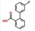 CAS:2094-03-3	3-氟-联苯-2-羧酸	2-(3-Fluorophenyl)Benzoic Acid