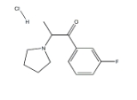 CAS:1214940-15-4	3-氟-α-吡咯烷苯丙酮盐酸盐	3-Fluoro-Α-Pyrrolidinopropiophenone Hcl