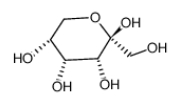 psicose (β-pyranose)  