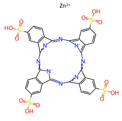 四磺酸酞菁锌|cas:61586-86-5