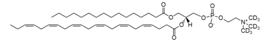 16:0-22:6 PC-d9 1-palmitoyl-2-docosahexaenoyl-sn-glycero-3-phosphocholine-d9 1-棕榈酰-2-二十二碳六烯酸-sn-甘油-3-磷酸胆碱-d9