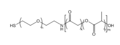  PLGA-PEG-SH；聚乳酸羟基乙酸共聚物聚乙二醇巯基；可定制
