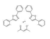 	双(2,5-二苯基恶唑-C2,N')(乙酰丙酮)合铱(III)  