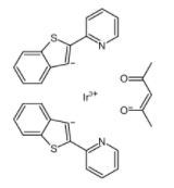 双(2-(2'-苯并噻吩基)吡啶-N,C3')(乙酰丙酮)合铱  