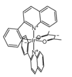 	双(2-苯基喹啉)(乙酰丙酮) 铱 (III) 