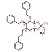 3,4,6-三-O-苄基-beta-D-吡喃甘露糖-1,2-(甲基原乙酸酯)  