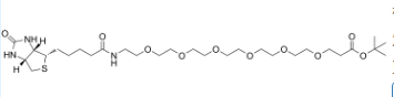 Biotin-peg6-t-butylester；1352814-07-3；生物素-六聚乙二醇-丙酸叔丁酯