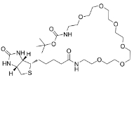 1292268-20-2 Biotin-PEG6-NH-Boc 生物素-六聚乙二醇-丙酸叔丁酯  基于PEG的PROTAC连接剂