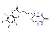  (+)-生物素-PFP-酯   CAS:120550-35-8  Biotin-PFP ester   生物素五氟苯酯