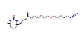875770-34-6；Biotin-PEG3-azide；N-[2-[2-[2-(2-叠氮乙氧基)乙氧基]乙氧基]乙基]生物素胺
