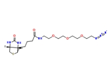 [CAS 875770-34-6]           Biotin-PEG3-azide (Azide-PEG3-biotin)       N-[2-[2-[2-(2-叠氮乙氧基)乙氧基]乙氧基]乙基]生物素胺