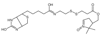3-[[2-(Biotinamido)ethyl]dithio]propionic Acid 4'-(Hydroxymethyl)DMPO Ester