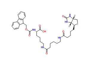Nα-Fmoc-Nepsilon-生物素-ε-氨基己酰基-L-赖氨酸；Fmoc-Lys(biotinyl-e-aminocaproyl)-OH