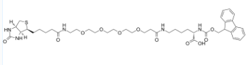 1334172-64-3；Fmoc-Lys (biotin-PEG4)-OH